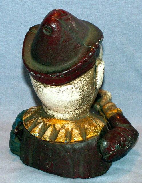 Older Repro HUMPTY DUMPTY Mechanical Cast Iron Bank - Metalware
