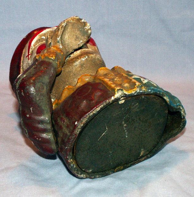 Older Repro HUMPTY DUMPTY Mechanical Cast Iron Bank - Metalware