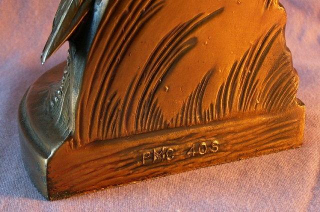 Colorful Cast Metal PHEASANT Bookends - Metalware