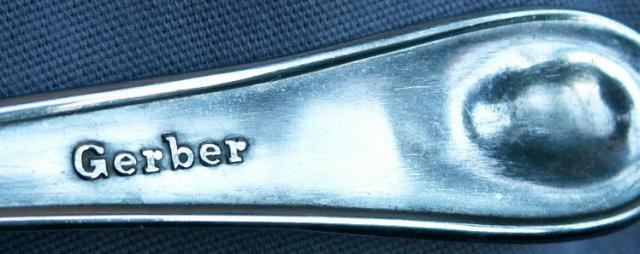 GERBER Silver Plated Baby's Spoon - Metalware