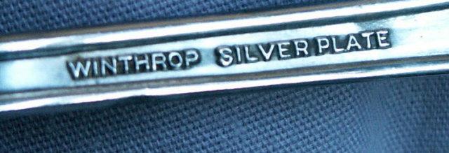 GERBER Silver Plated Baby's Spoon - Metalware