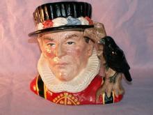 Colorful Royal Doulton THE YEOMAN OF THE GUARD Porcelain Jug