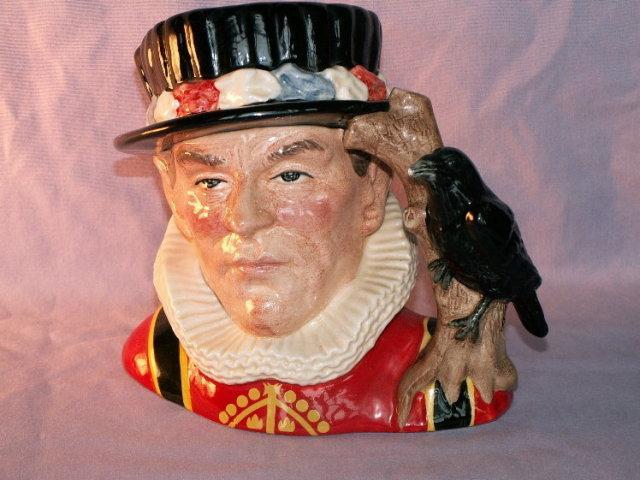 Colorful Royal Doulton THE YEOMAN OF THE GUARD Porcelain Jug