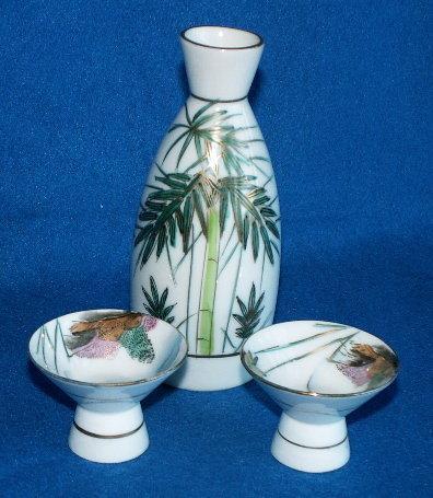 3 Piece Porcelain SAKI Set