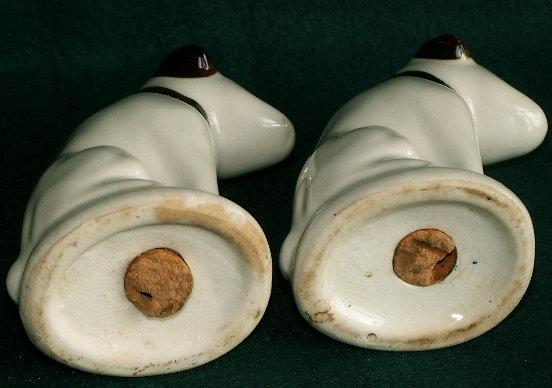 RCA Victor NIPPER Porcelain Salt & Pepper Shakers in Original Box