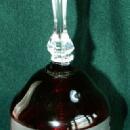 Red Goebel NOEL 1978 Limited Edition Crystal Bell in Original Box - Glass