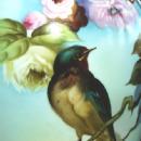 Beautiful Noritake BARN SWALLOW Porcelain Hand Painted Vase