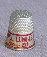 Aluminum RED MILL LUMBER Advertising Sewing Thimble