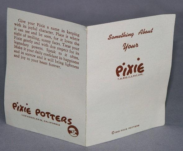 Colorful Pixie Potters Porcelain PIXIE ELF in Original Box