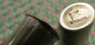 Cigarette Holder Telescoping Case - silver