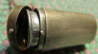 Cigarette Holder Telescoping Case - silver