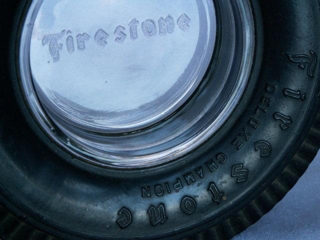 FIRESTONE Deluxe Champion Tire Ashtray - Tobacciana