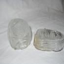 Bird feeders vintage glass