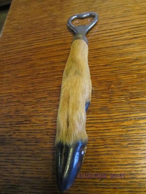 Beer Opener Deer Hoof Foot Handle