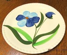 Blue Ridge SPRING GLORY Candlewick Plate - Fine Porcelain Pottery