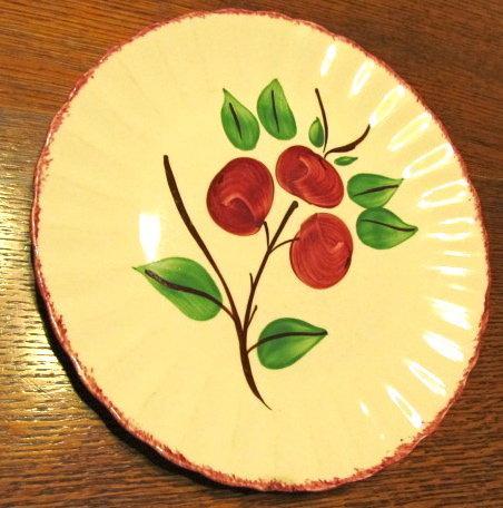 Blue Ridge SPRING GLORY Candlewick Plate - Fine Porcelain Pottery