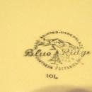 Blue Ridge Cherry Bounce Colonial Plate - Fine Porcelain Pottery