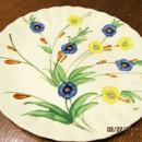 Blue Ridge Chicory Plate - Fine Porcelain Pottery