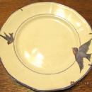 Blue Ridge Chicory Plate - Fine Porcelain Pottery