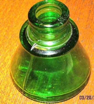 Green Carter's Ink Bottle - glass