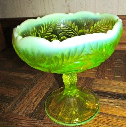 Inverted Thistle Pattern Compote
