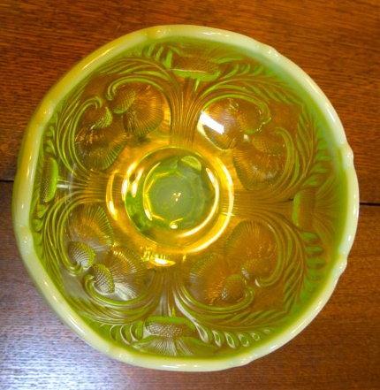 Inverted Thistle Pattern Compote