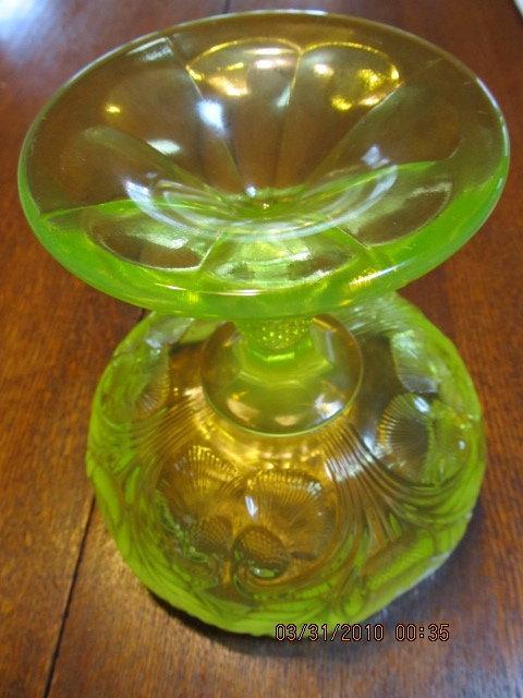Inverted Thistle Pattern Compote