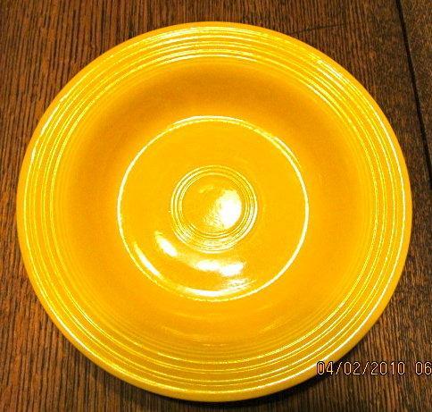 Fiesta Flat Soup Yellow Bowl - Porcelain/ Fine China