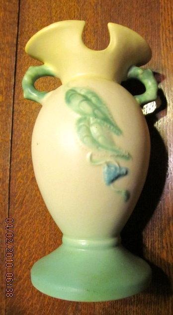 Woodland Hull Vase - Porcelain-Pottery