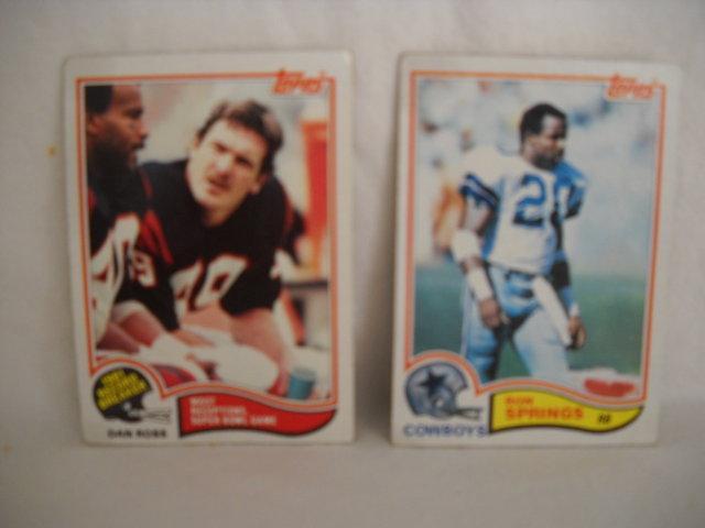 Topps (2) card. Ron Spings & Dan Ross