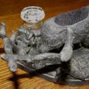 Wild Boar Inkwell Ink Well - Metalware