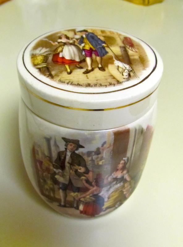 Staffordshire Marmalade Jar Vintage Extra Large Sandland Ware Made in England