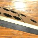 Vintage Dominoes Set Ebony & Ivory in wood box