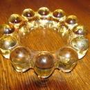 Amber Bubble Glass