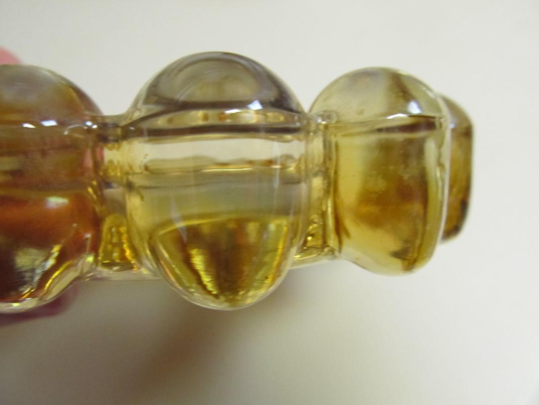 Amber Bubble Glass