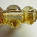 Amber Bubble Glass