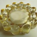 Amber Bubble Glass