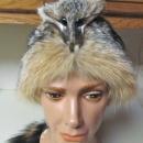 Gray Fox Fur Hat Man's Large - Sporting
