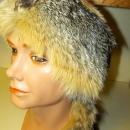 Gray Fox Fur Hat Man's Large - Sporting