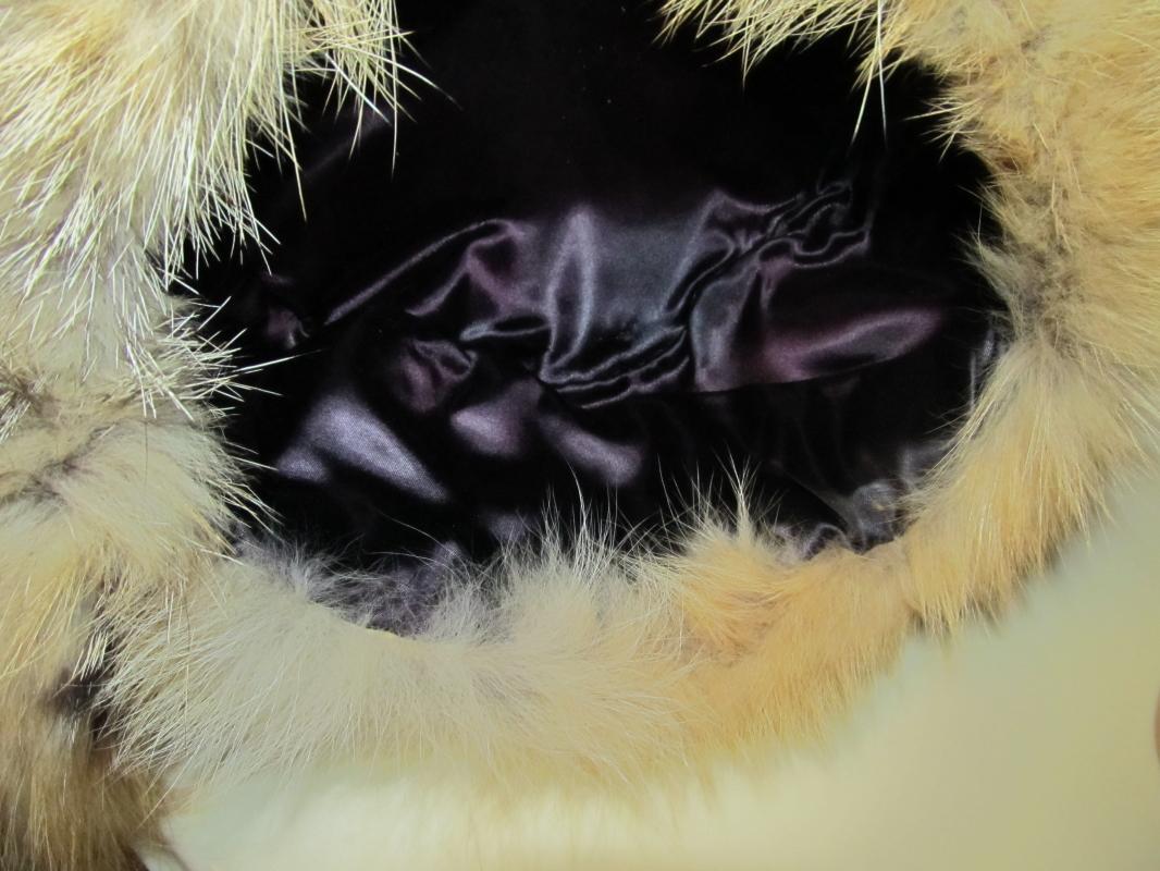 Gray Fox Fur Hat Man's Large - Sporting