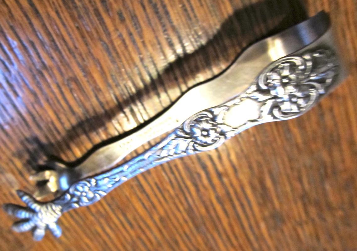 Nickle Silver Sugar Tongs - Silver