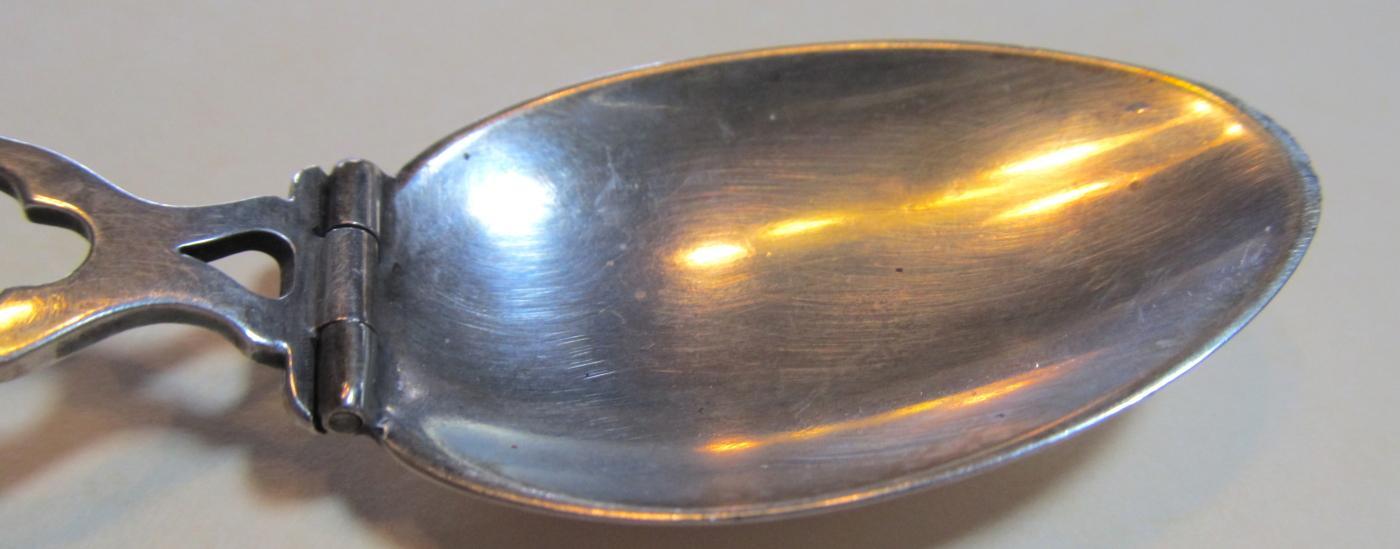 Gorham Folding Medicine Spoon - Silver
