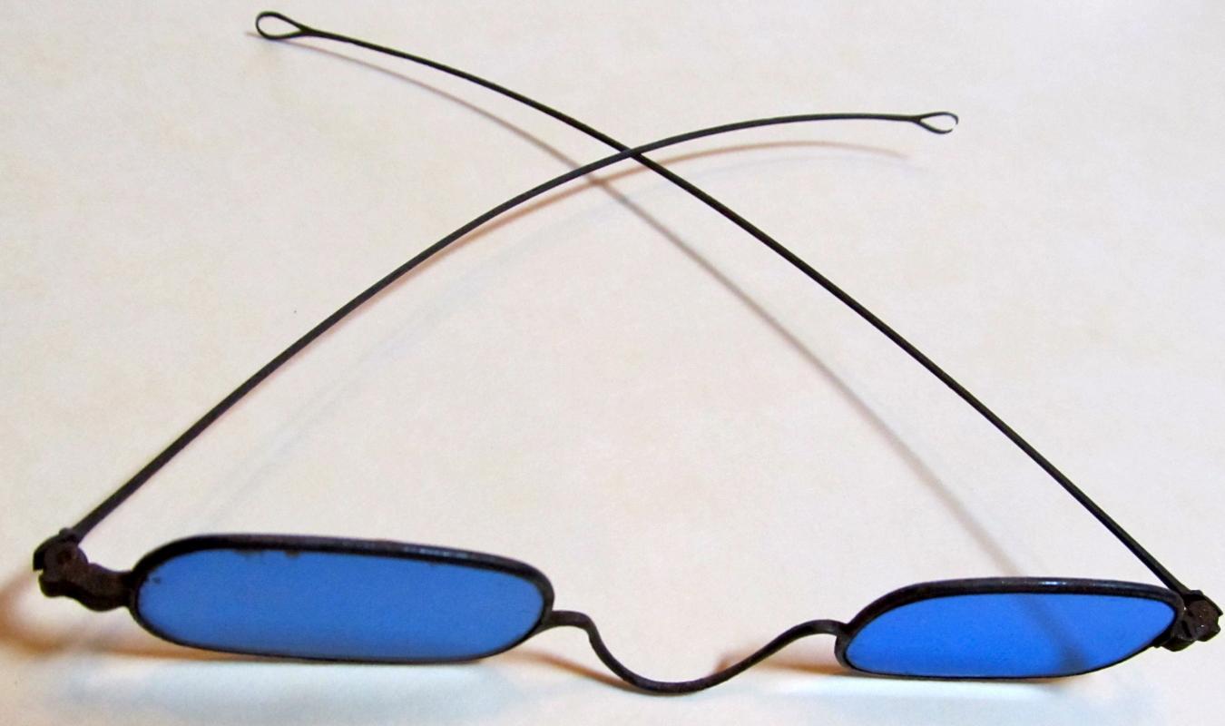 Cobalt Blue Colored Glasses - Glass