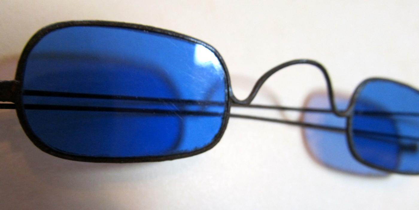 Cobalt Blue Colored Glasses - Glass