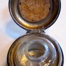 Sterling Silver TRAVEL Inkwell Ink Well - Silver