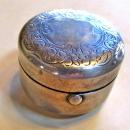 Sterling Silver TRAVEL Inkwell Ink Well - Silver
