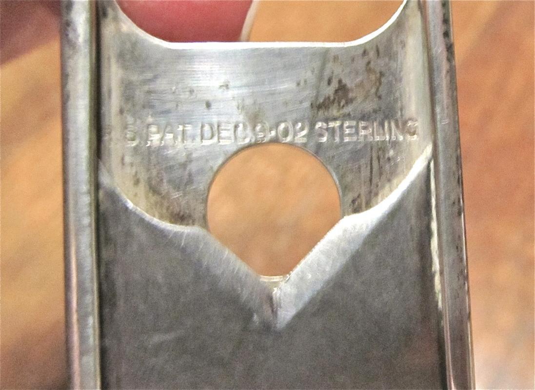 Sterling Cigar Cutter - Tobacciana / Miscellaneous