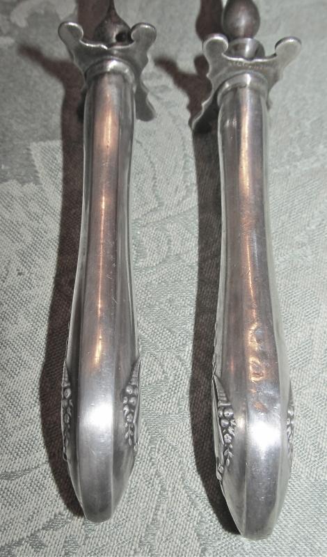 Old Sterling Meat Carving Set - Silver