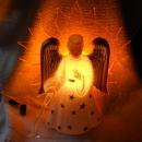 Vintage light up Christmas Angel