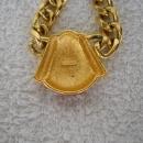 Monet gold tone with red necklace